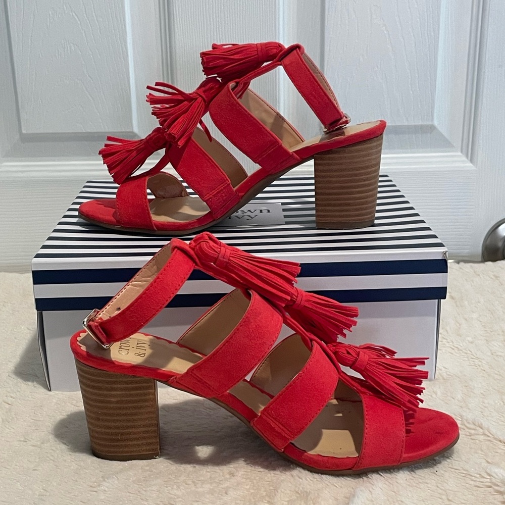 Crown & Ivy Sandals | Heels with Tassels